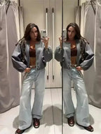 Liora - Retro Women's Jacket With Elastic Hem For Casual Outings And Layering 4