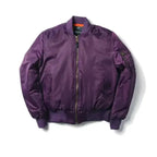 MunaWear - Jackets - Liora - Stylish Women's Bomber Jacket With Windproof Design For Urban Adventures - Purple / 2XL