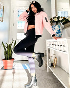 Liora - Stylish Women's Jacket With Zip Front And Ribbed Cuffs For Casual Street Wear 2