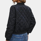 MunaWear - Jackets - Liora - Stylish Women's Quilted Jacket With Zip Front For Casual Wear - 