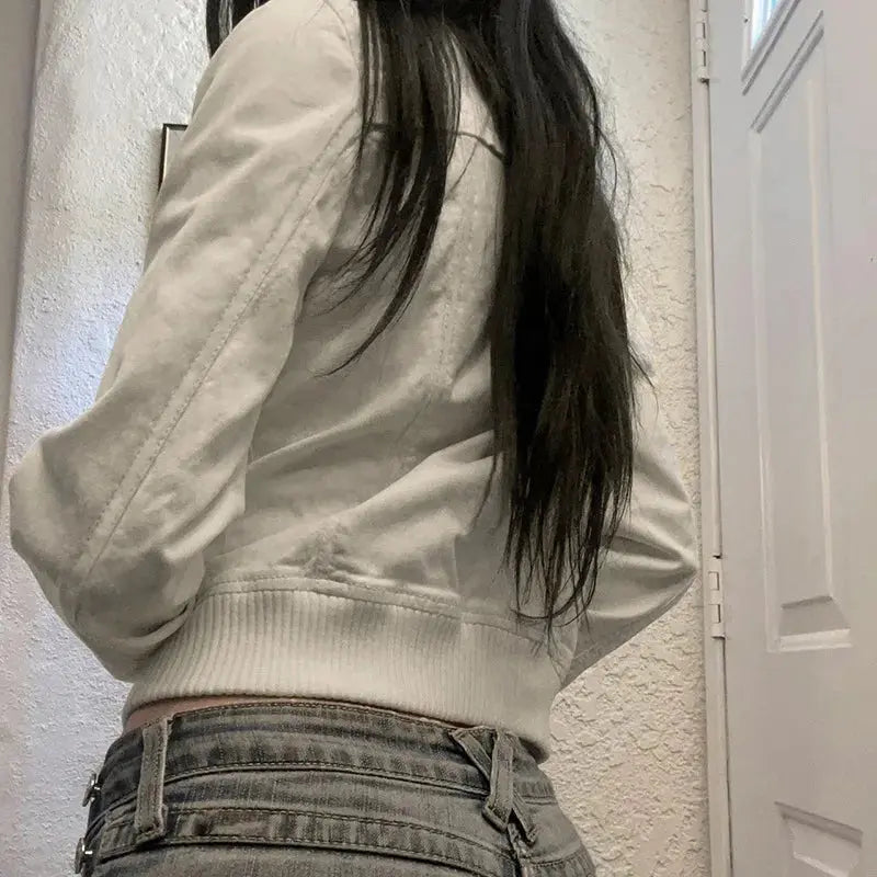 Liora - Versatile Flight Staff Jacket With Industrial Design For Autumn And Winter 1