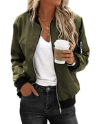 Liora – Classic Women's Bomber Jacket With Rib Cuffs For Casual And Sporty Looks 1