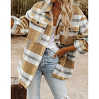 Liora – Stylish Women's Checked Shirt Jacket With Warmth For Winter Adventures 2