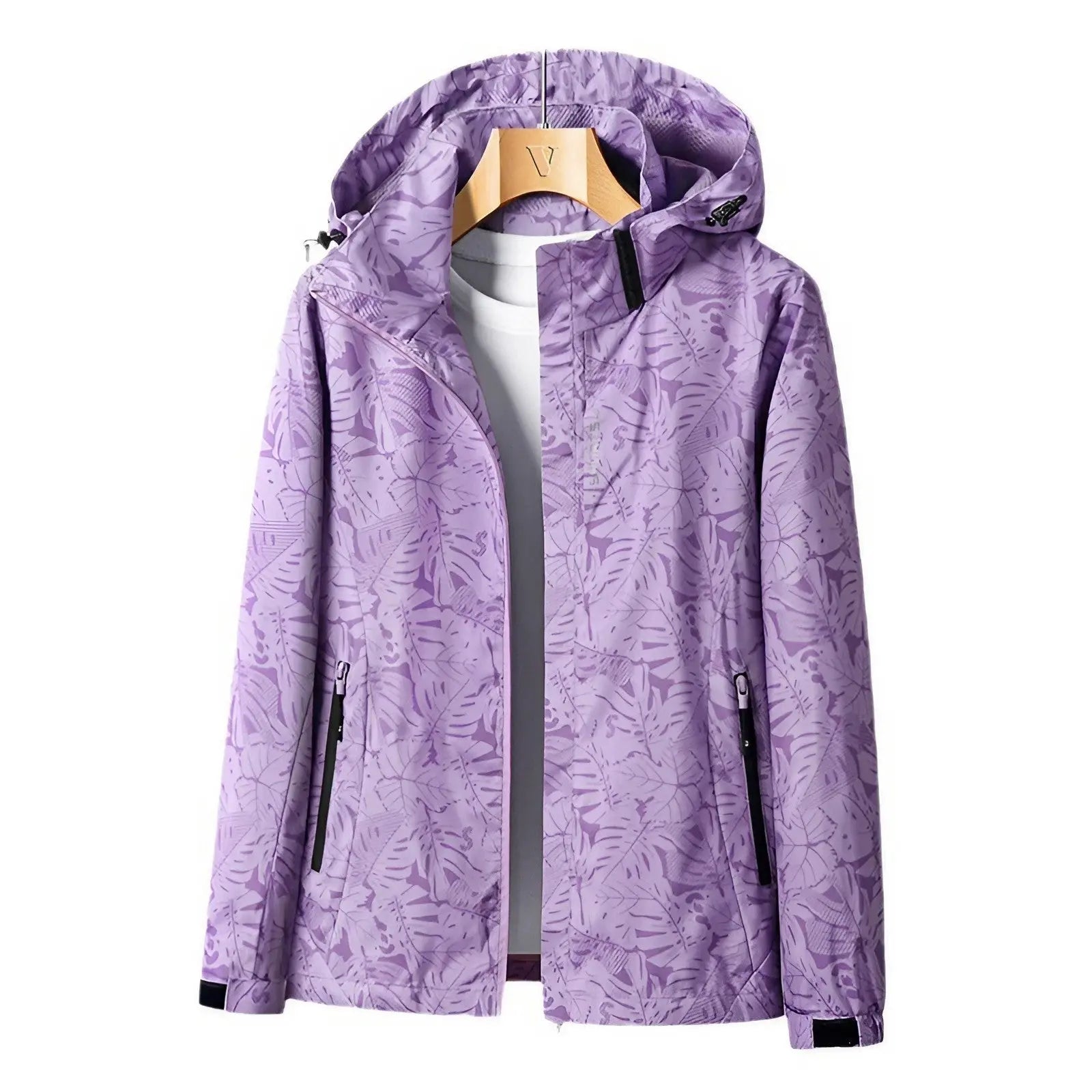 Liora – Stylish Women's Hooded Jacket With Trendy Print For Outdoor Activities 3