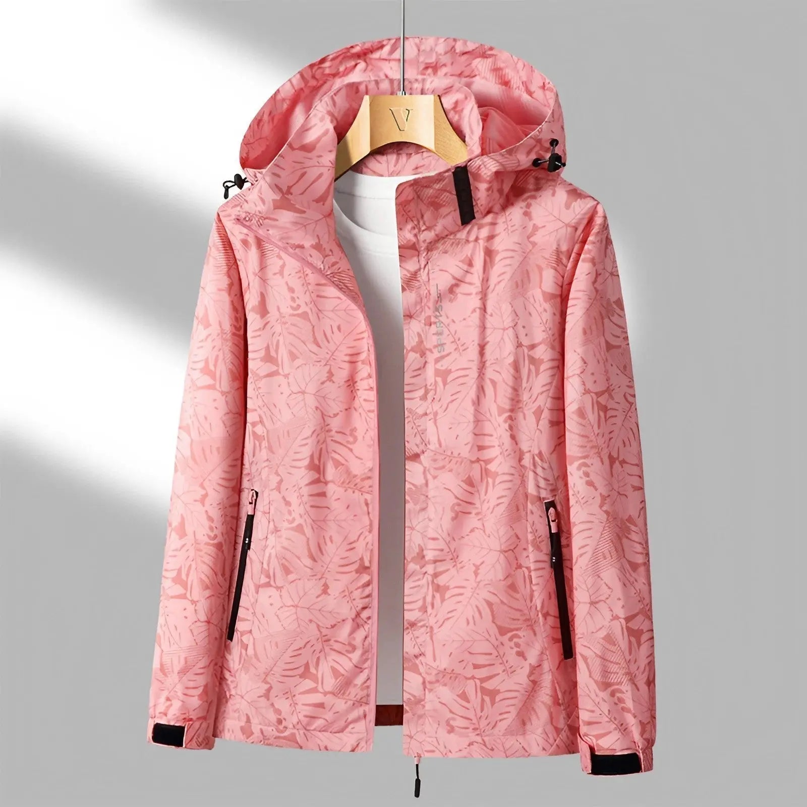 Liora – Stylish Women's Hooded Jacket With Trendy Print For Outdoor Activities 4