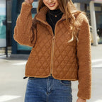 Liora – Stylish Women's Quilted Jacket With Zipper For Outdoor Comfort 1