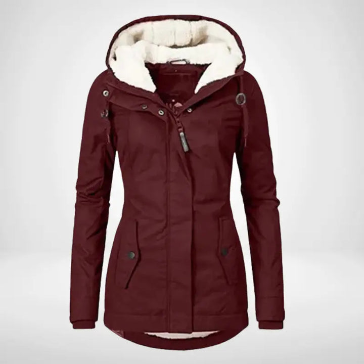 Liora – Stylish Women's Rain Jacket With Warming Lining For Cold Weather 3