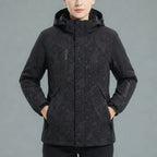 MunaWear - Jackets - Mirra – Insulated Women's Ski Jacket With Windproof For Skiing And Outdoor Adventures - Black/Camo / 5XL