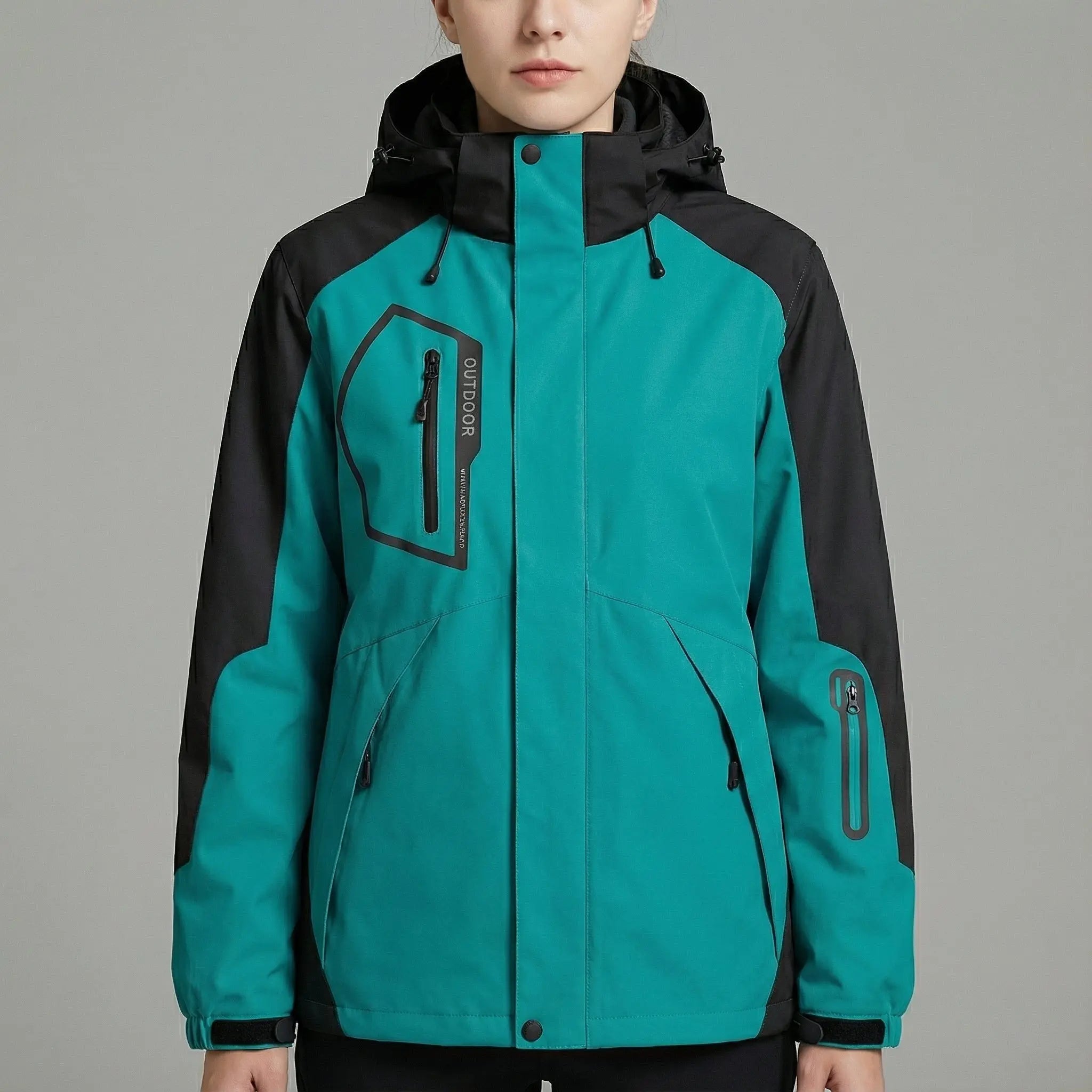 MunaWear - Jackets - Mirra – Insulated Women's Ski Jacket With Windproof For Skiing And Outdoor Adventures - Light Green / 5XL