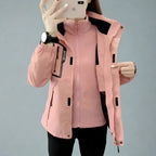 MunaWear - Jackets - Mirra – Insulated Women's Ski Jacket With Windproof For Skiing And Outdoor Adventures - Pink / 5XL