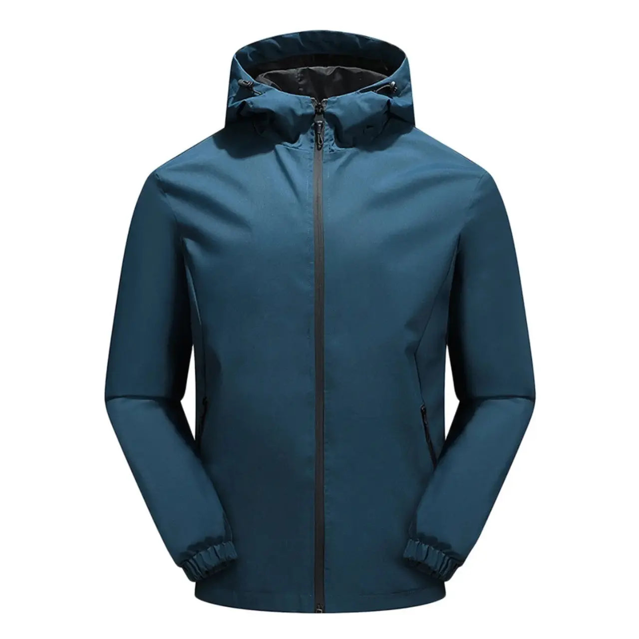 MunaWear - Jackets & Coats - Brunt – Versatile Men’s Softshell Jacket With Hood For Outdoor Activities - Dark Blue / 5XL
