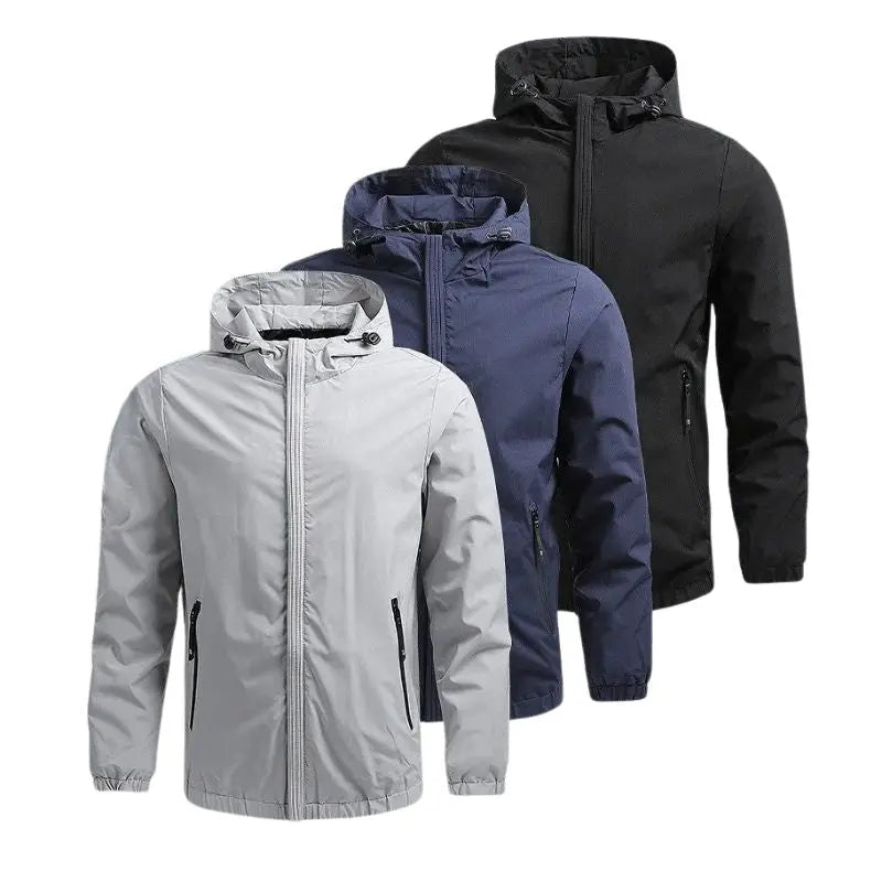 Theo – Lightweight Men's Windbreaker Jacket With Hood For Outdoor Adventures