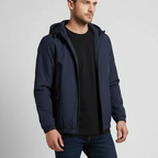 MunaWear - Jackets & Coats - Theo – Lightweight Men's Windbreaker Jacket With Hood For Outdoor Adventures - Blue / 5XL
