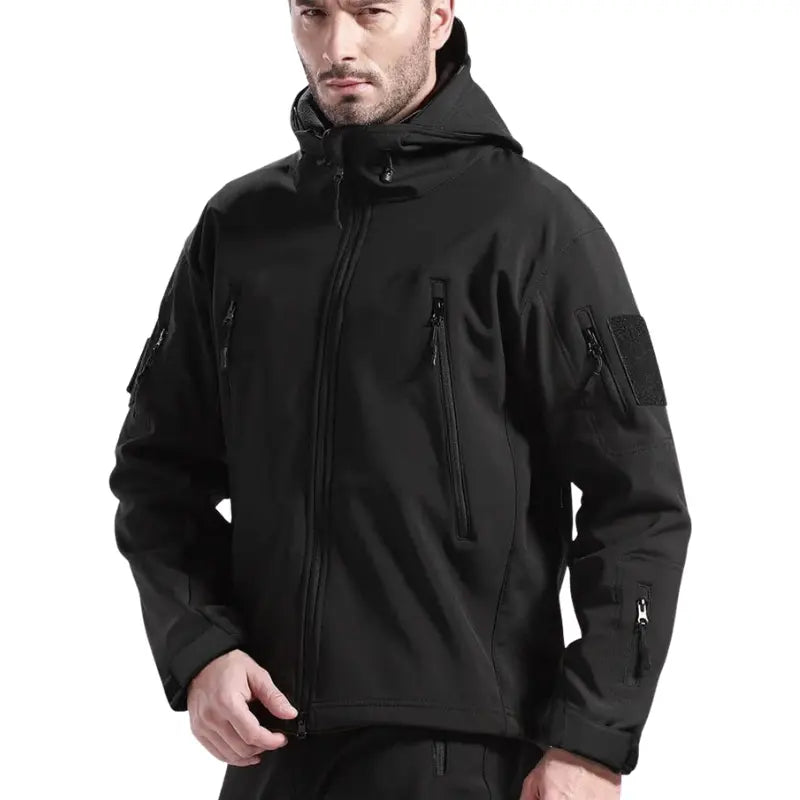 Adrian - Men's Waterproof Fleece Jacket for Outdoor Activities and Winter Comfort