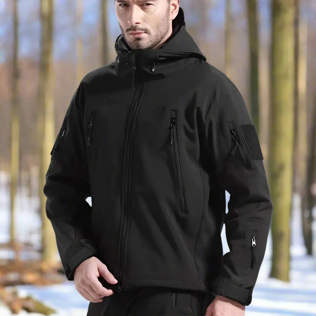 Adrian - Men's Waterproof Fleece Jacket for Outdoor Activities and Winter Comfort