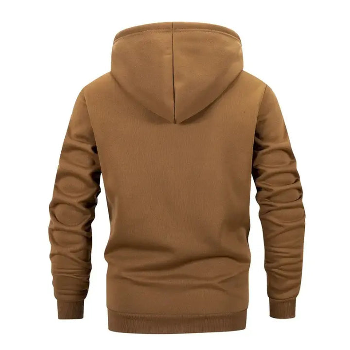 MunaWear - Jackets & Vests - Blake – Casual Zip-Up Hoodie for Men, Comfortable & Versatile for Autumn and Winter - 