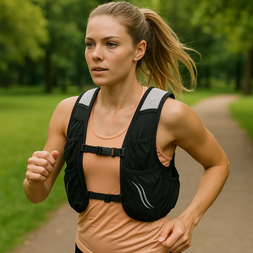 MunaWear Jackets & Vests Bryn – Ultra-Lightweight Running Hydration Vest with 2L Capacity & Dual 450ml Bottles for Trail Running