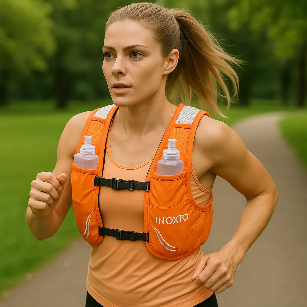 MunaWear Jackets & Vests Bryn – Ultra-Lightweight Running Hydration Vest with 2L Capacity & Dual 450ml Bottles for Trail Running