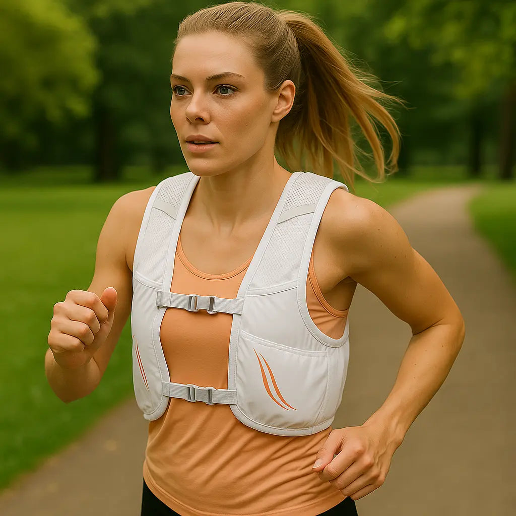 Bryn – Ultra-Lightweight Trail Running Hydration Vest Unisex One-Size with Dual 450mL Flasks and 2L Water Bladder