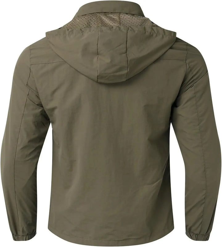 MunaWear - Jackets & Vests - Carter - Tactical Waterproof Jacket for Men with Adjustable Hood, Sizes S-5XL - 