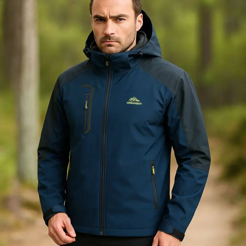 MunaWear - Jackets & Vests - Liam – Waterproof Hiking Jacket for Men with Windproof and Breathable Features - 