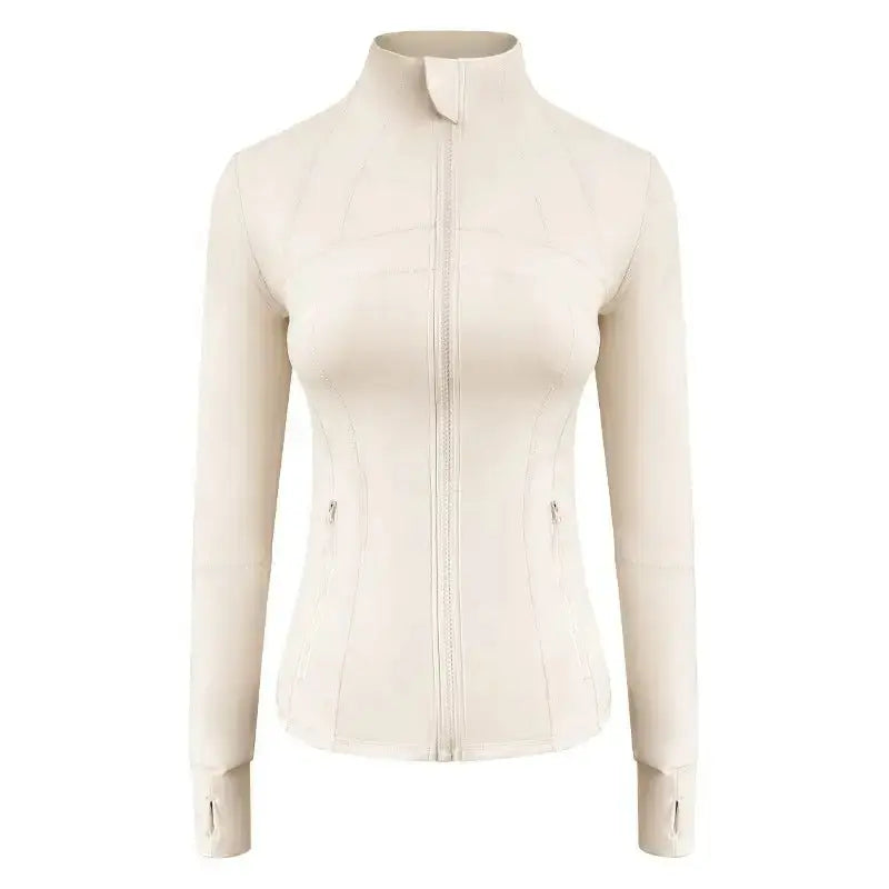 MunaWear - Jackets & Vests - Mia – Long Sleeve Zip Sports Jacket for Women, Warm & Stylish Fitness Top - 