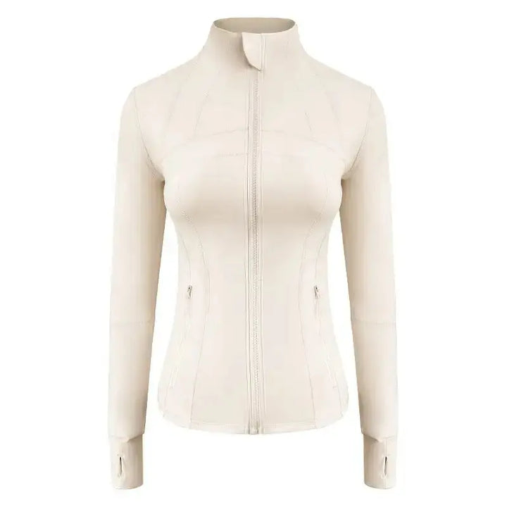 MunaWear - Jackets & Vests - Mia – Long Sleeve Zip Sports Jacket for Women, Warm & Stylish Fitness Top - 