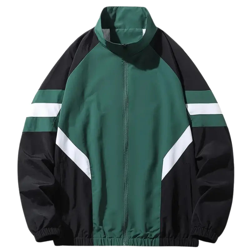 MunaWear - Jackets & Vests - Miles – Men's Lightweight Color-Blocked Windproof Jacket for Casual Travel & Outdoor Adventures - 