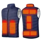 MunaWear - Jackets & Vests - Reid – 9-Zone Heated Vest for Men & Women with Graphene Technology, USB Compatible - 