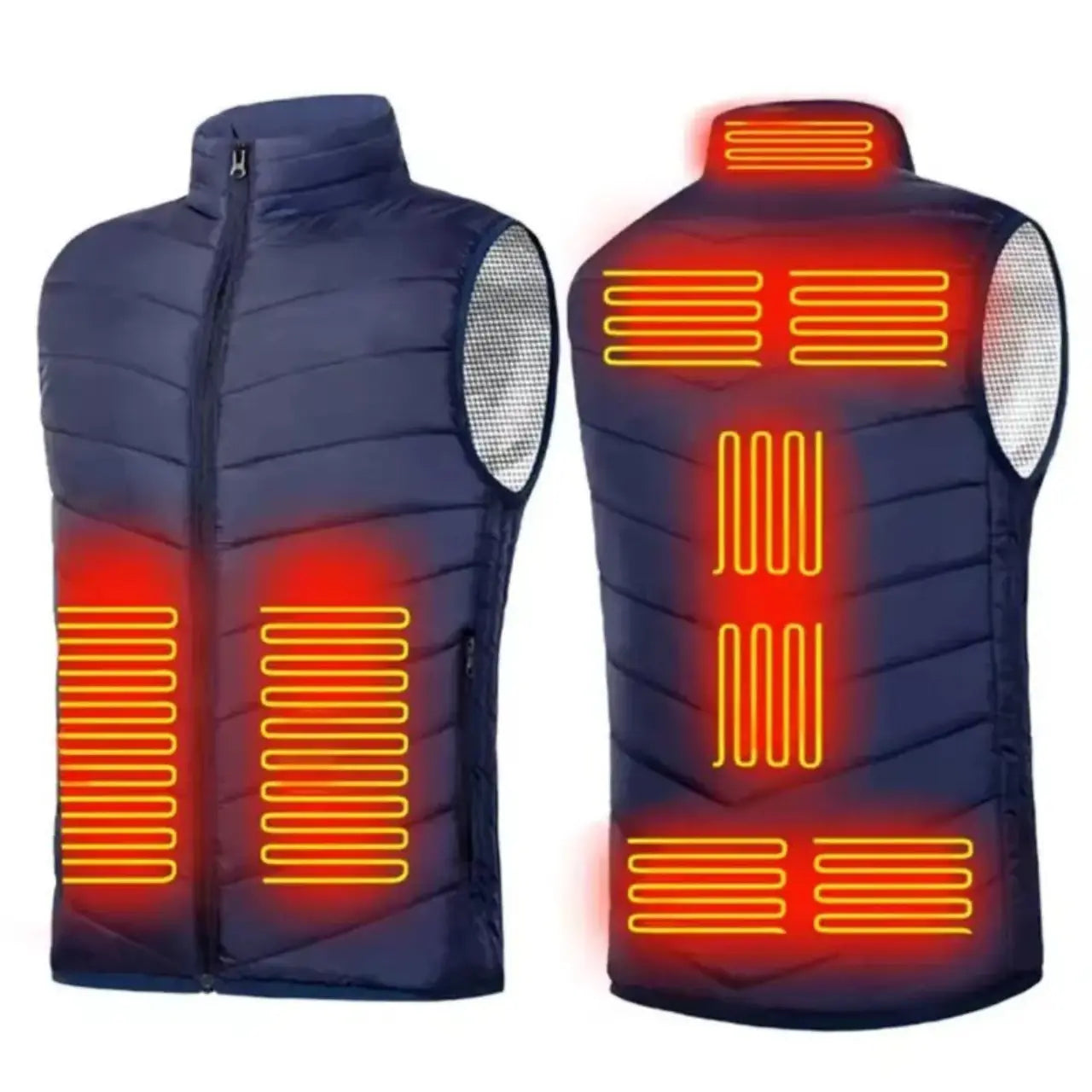 MunaWear - Jackets & Vests - Reid – 9-Zone Heated Vest for Men & Women with Graphene Technology, USB Compatible - 