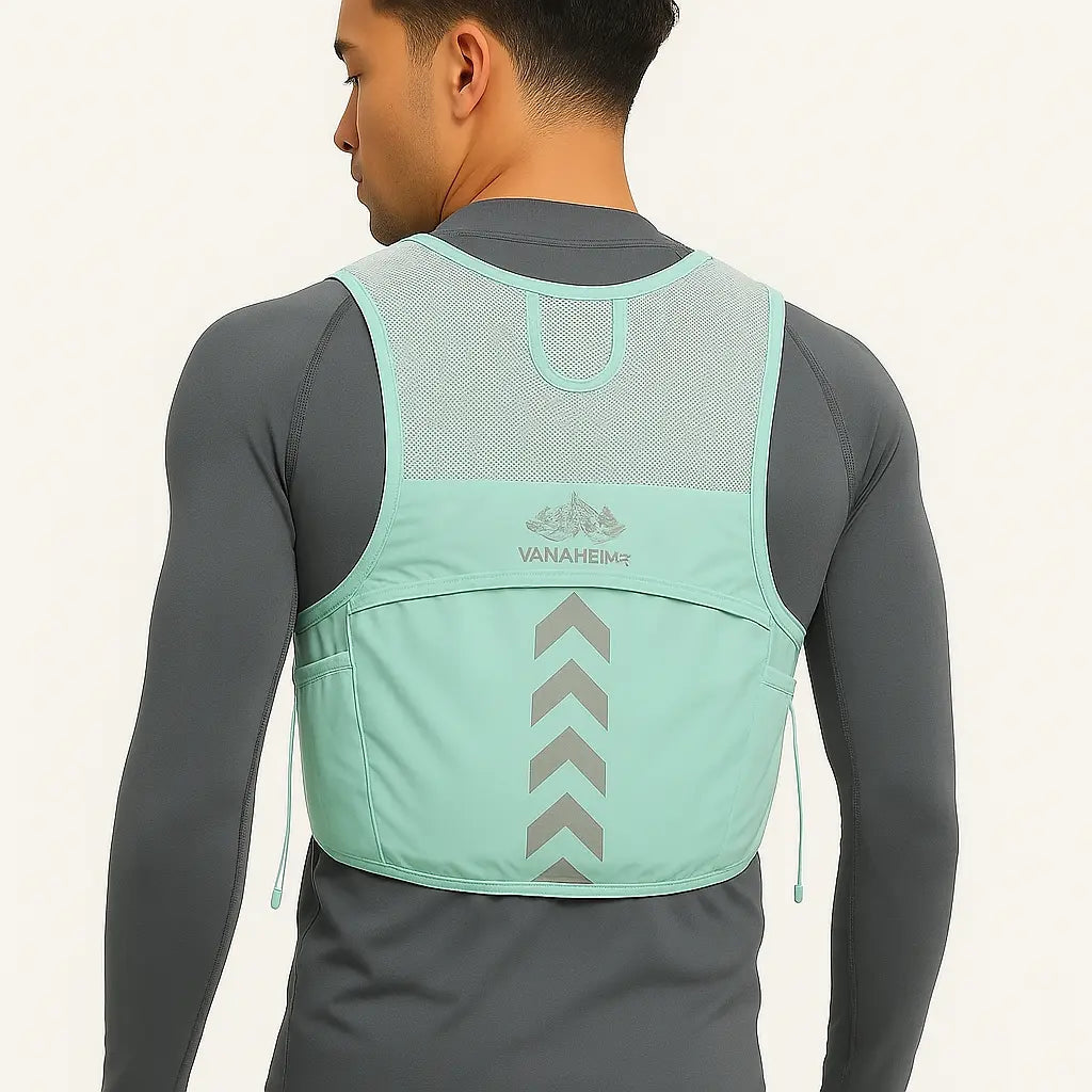 MunaWear - Jackets & Vests - Soren - Ultralight Hydration Pack for Trail Running, Cycling & Hiking - Green-One-size