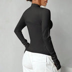 Willow – Women's Quick-Drying Breathable Long Sleeve Sports Jacket for Yoga and Fitness Activities