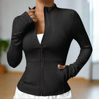 Willow – Women's Quick-Drying Breathable Long Sleeve Sports Jacket for Yoga and Fitness Activities