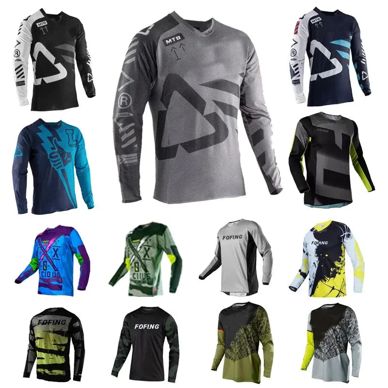 Caden - Stylish Adult Motocross Jersey With Breathable Fabric For Racing And Cycling 0