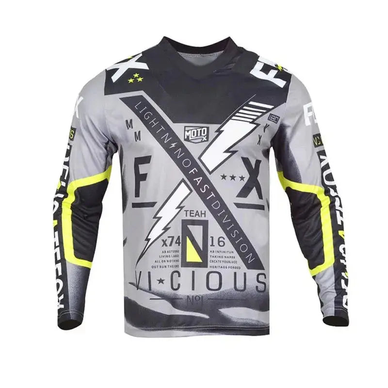Caden - Stylish Adult Motocross Jersey With Breathable Fabric For Racing And Cycling 9