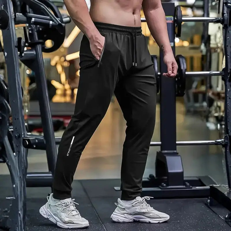 MunaWear - Joggers - Caden - Quick-Drying Men's Joggers With High Stretch For Fitness And Casual Wear - 