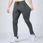 MunaWear - Joggers - Caden - Quick-Drying Men's Joggers With High Stretch For Fitness And Casual Wear - Gray / 7XL
