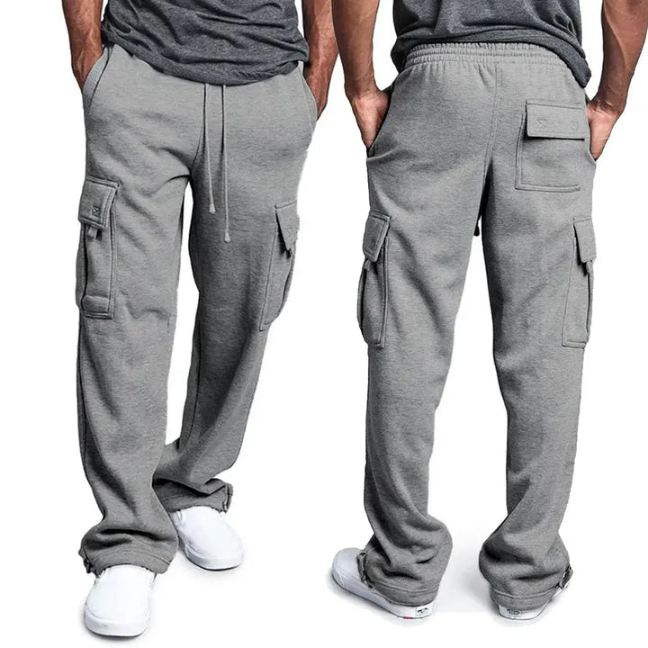 Ethan – Straight Fit Multi-Pocket Joggers for Men, Comfortable Track Pants for Sports & Streetwear, Size S-XXL 1