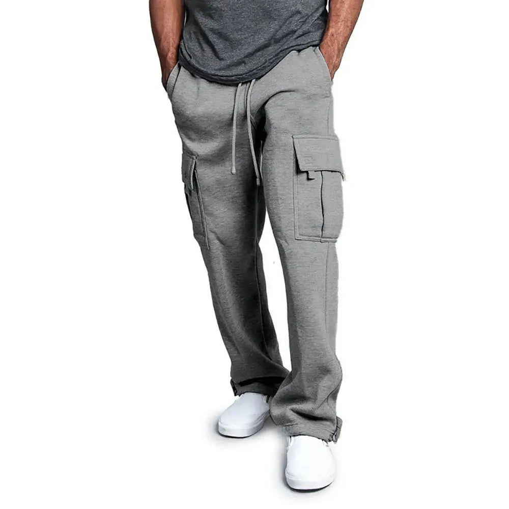 Ethan – Straight Fit Multi-Pocket Joggers for Men, Comfortable Track Pants for Sports & Streetwear, Size S-XXL 3
