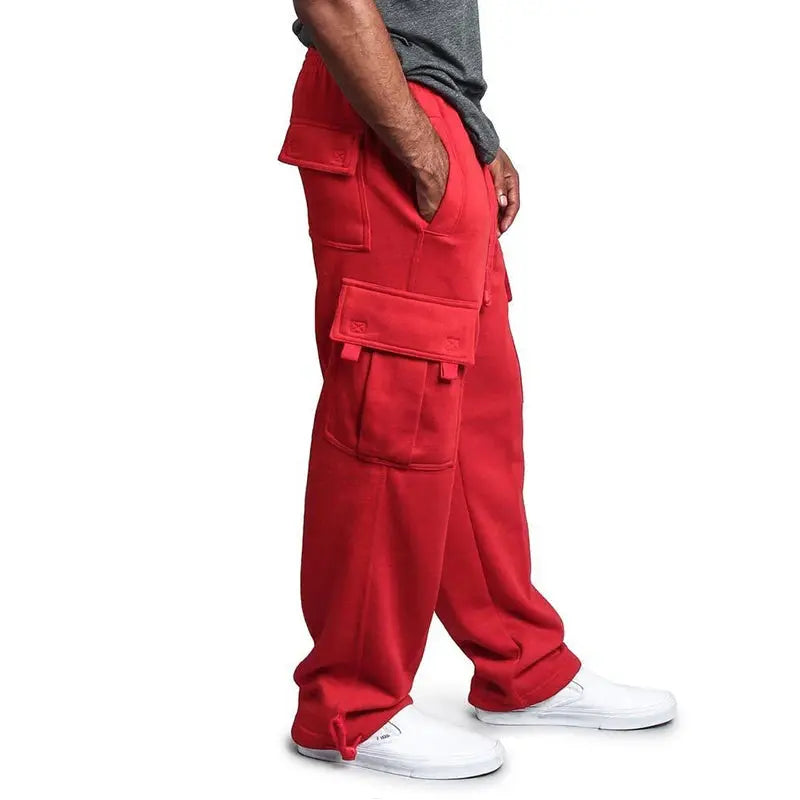 Ethan – Straight Fit Multi-Pocket Joggers for Men, Comfortable Track Pants for Sports & Streetwear, Size S-XXL 4