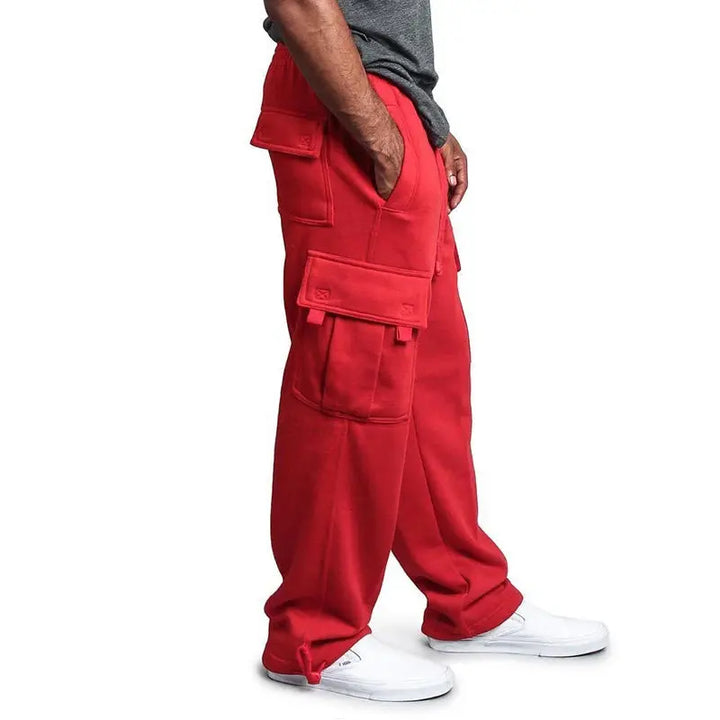 Ethan – Straight Fit Multi-Pocket Joggers for Men, Comfortable Track Pants for Sports & Streetwear, Size S-XXL 4