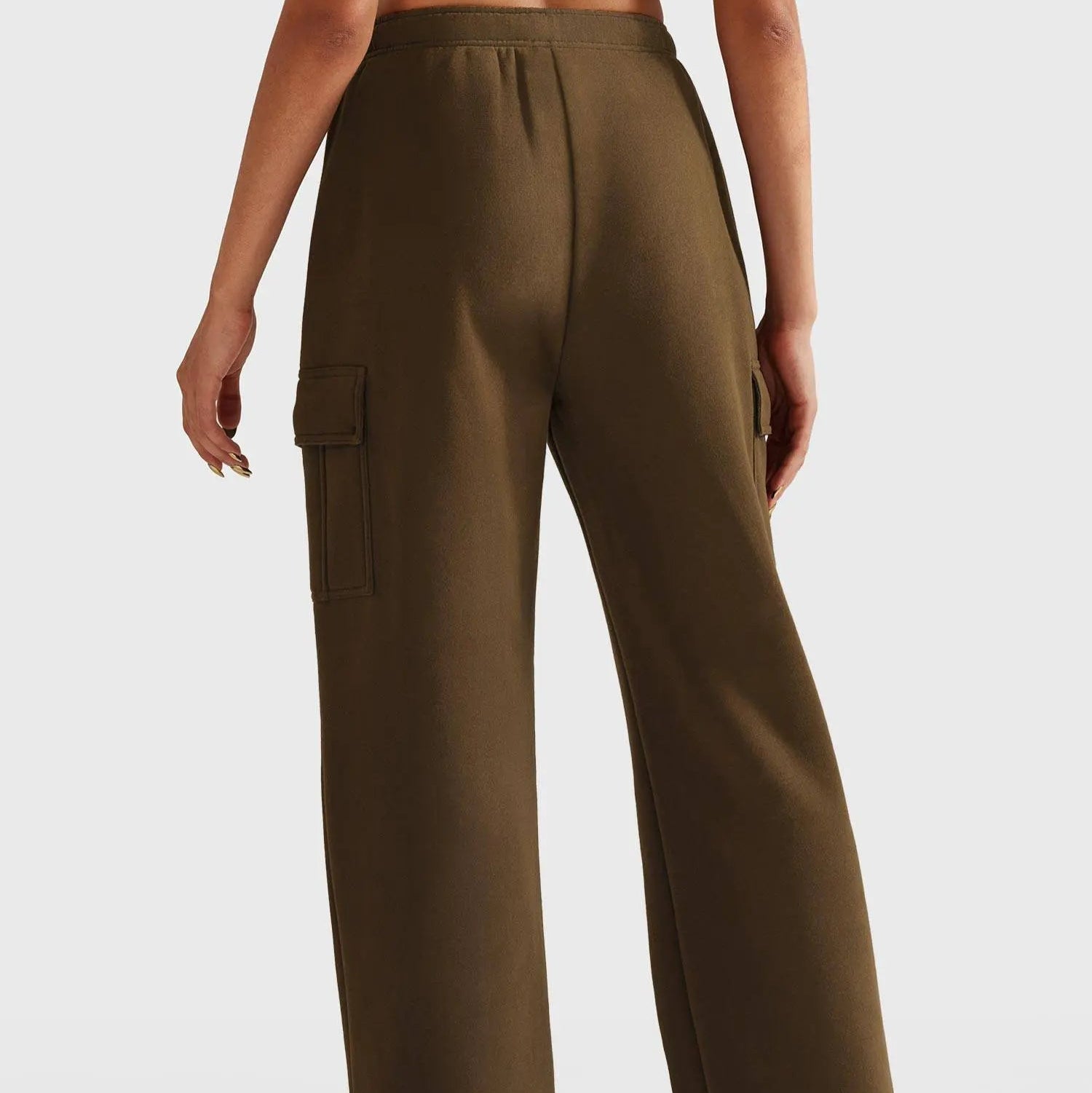 MunaWear  Joggers  Mia – High-Waist Wide Leg Joggers for Women with Adjustable Waistband & Functional Pockets 