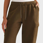 MunaWear  Joggers  Mia – High-Waist Wide Leg Joggers for Women with Adjustable Waistband & Functional Pockets 