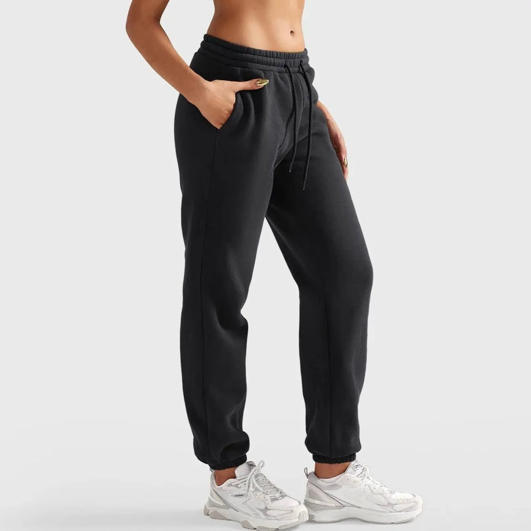Naya – Relaxed Fit Ladies Jogging Pants with Adjustable Waistband & Deep Pockets, Best Joggers for Women