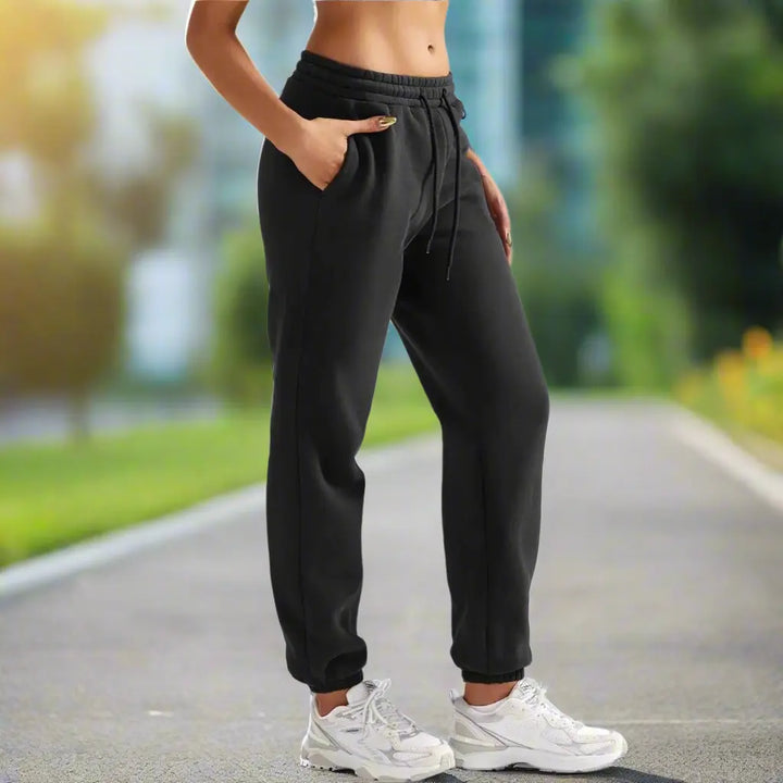 Naya – Relaxed Fit Ladies Jogging Pants with Adjustable Waistband & Deep Pockets, Best Joggers for Women