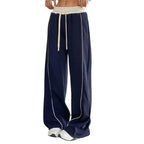 Noemi – Stretchy Wide-Leg Sweatpants for Women with Adjustable Waistband & Side Pockets