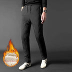 MunaWear - Joggers & Sweatpants - Silas – Waterproof & Windproof Thick Fleece Thermal Men's Jogger Pants for Ultimate Warmth - 