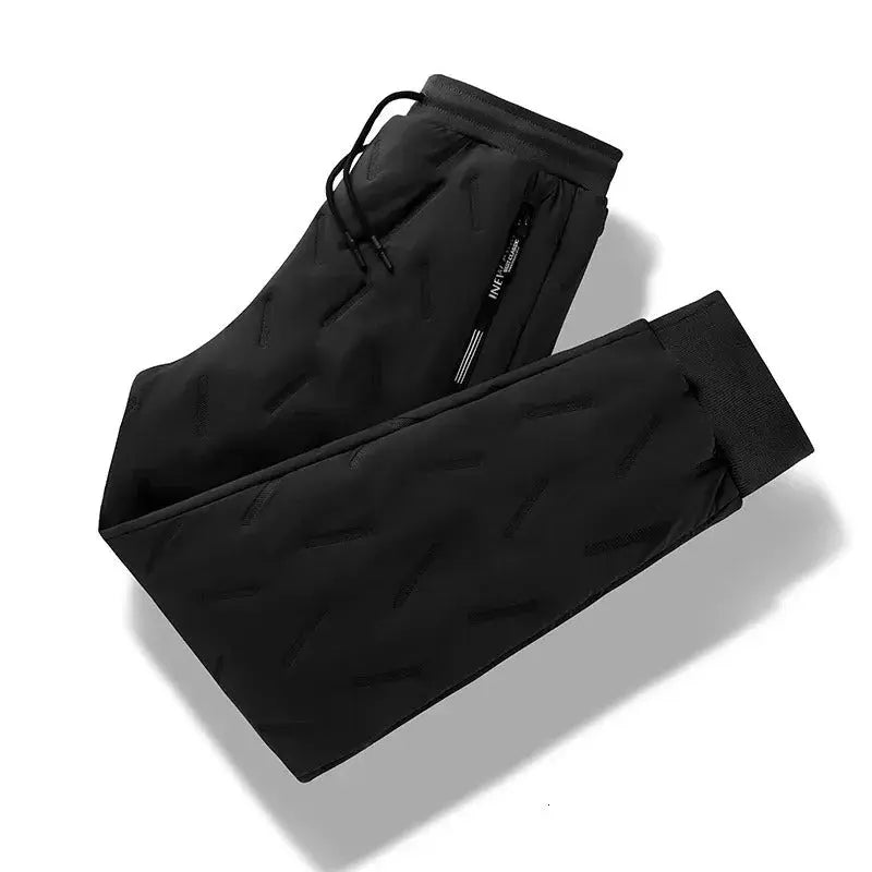 MunaWear - Joggers & Sweatpants - Silas – Waterproof & Windproof Thick Fleece Thermal Men's Jogger Pants for Ultimate Warmth - 