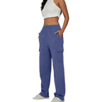 Sorrel – High-Waist Wide Leg Sweatpants for Women with Adjustable Waistband & Functional Pockets