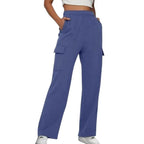 Sorrel – High-Waist Wide Leg Sweatpants for Women with Adjustable Waistband & Functional Pockets